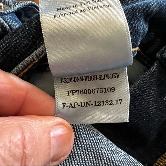 NWT Everlane Way-High Slim Jeans Dark Wash size 23S - Picture 8 of 13